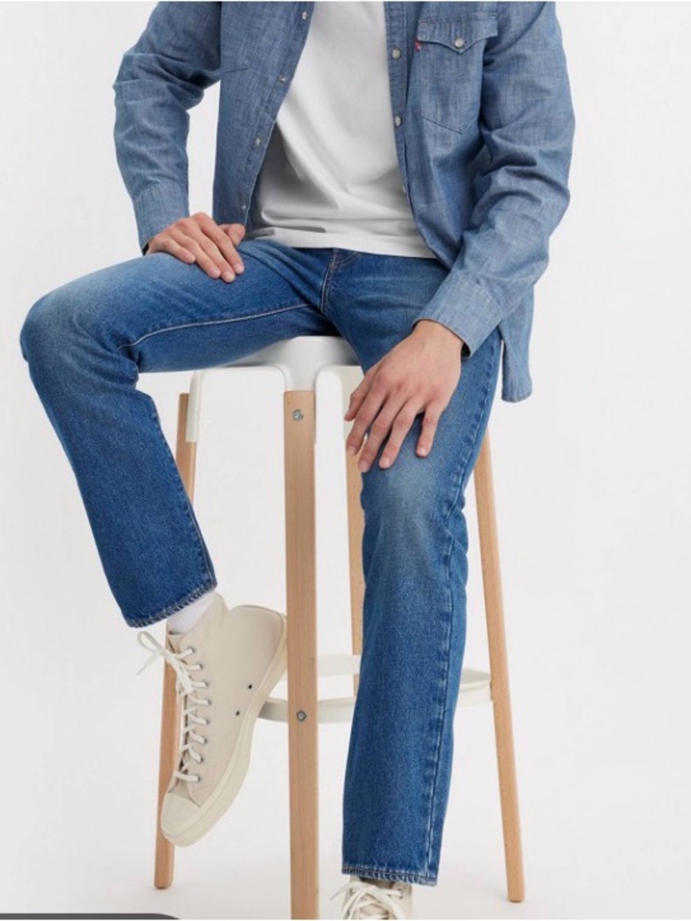 Levi's Premium 501 Jeans Slim Taper Men's Sizes 100% Cotton Denim(NW/OT)
